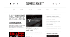 Desktop Screenshot of nonsensesociety.com